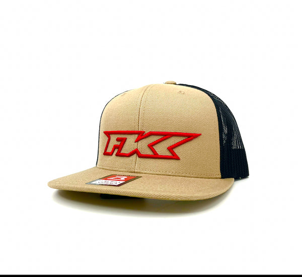 RED FK TAN HAT