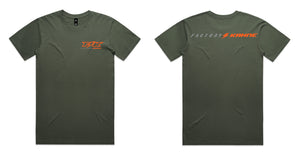CYPRESS GREEN- BRIGHT ORANGE FK LIGHTNING BOLT