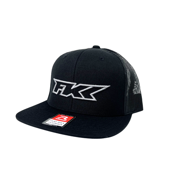 Richardson Flat Bill SnapBack Charcoal Puffer