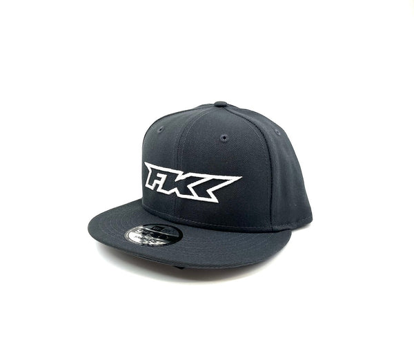 Charcoal Flat Bill FK Puffer