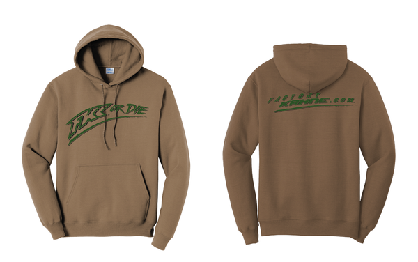 WALNUT HOODIE - GREEN FK OR DIE - G.I. KAHNE SERIES